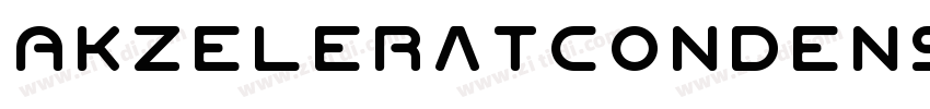 AkzeleratCondensed N字体转换